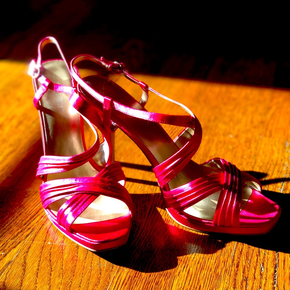 Brand New Strappy Pink Heels